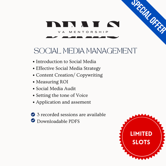 Social Media Management only Php 299